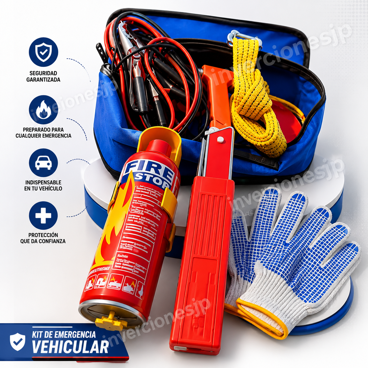 Kit de Emergencia Vial 7 en 1