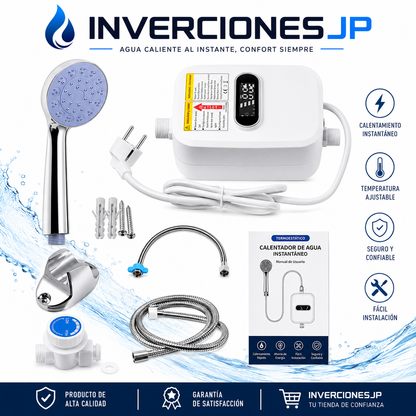 Calentador de Agua Eléctrico Instantáneo — INVERCIONESJP